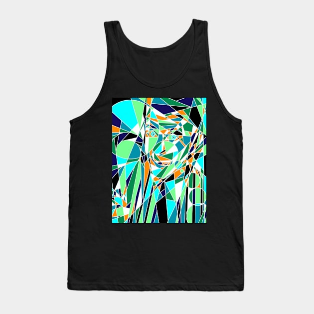 a colorful face Tank Top by theerraticmind